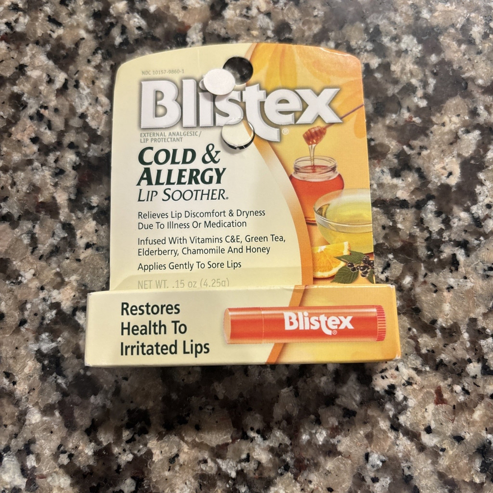 (1) Blistex COLD AND ALLERGY Lip Soother Sealed